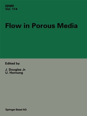 cover image of Flow in Porous Media